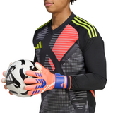 Guantes de portero de fútbol adidas Predator League para hombre - Naranja/Blanco/Azul