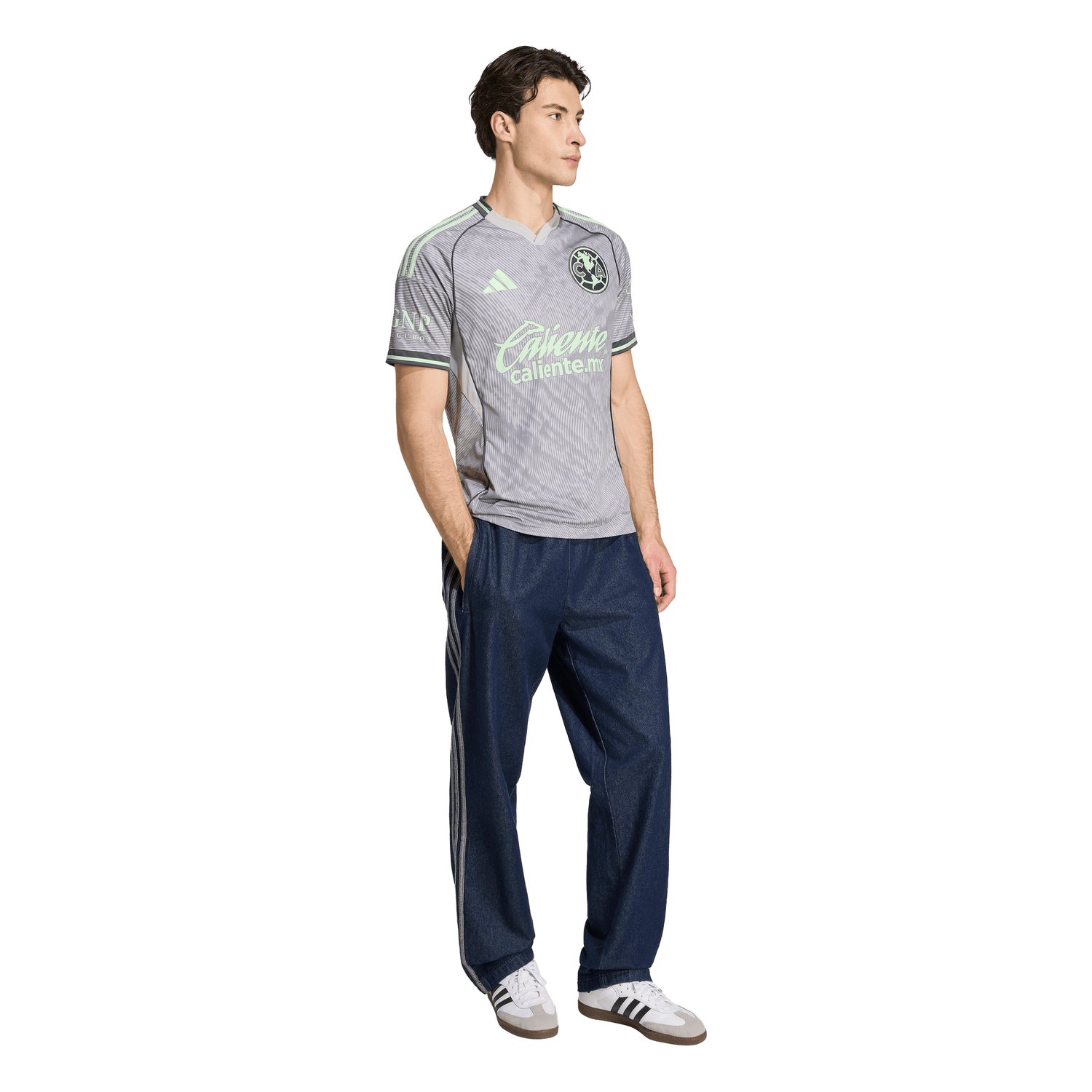 adidas Club America Third Men's Soccer Jersey 25/26 - Grey