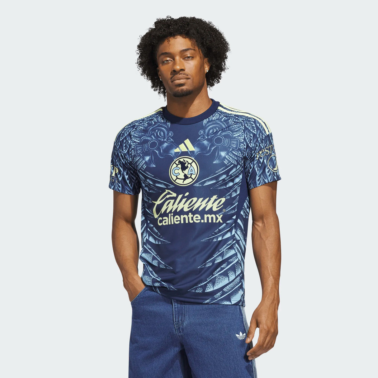 adidas Club América Men's Away Soccer Jersey 25/26 -Blue