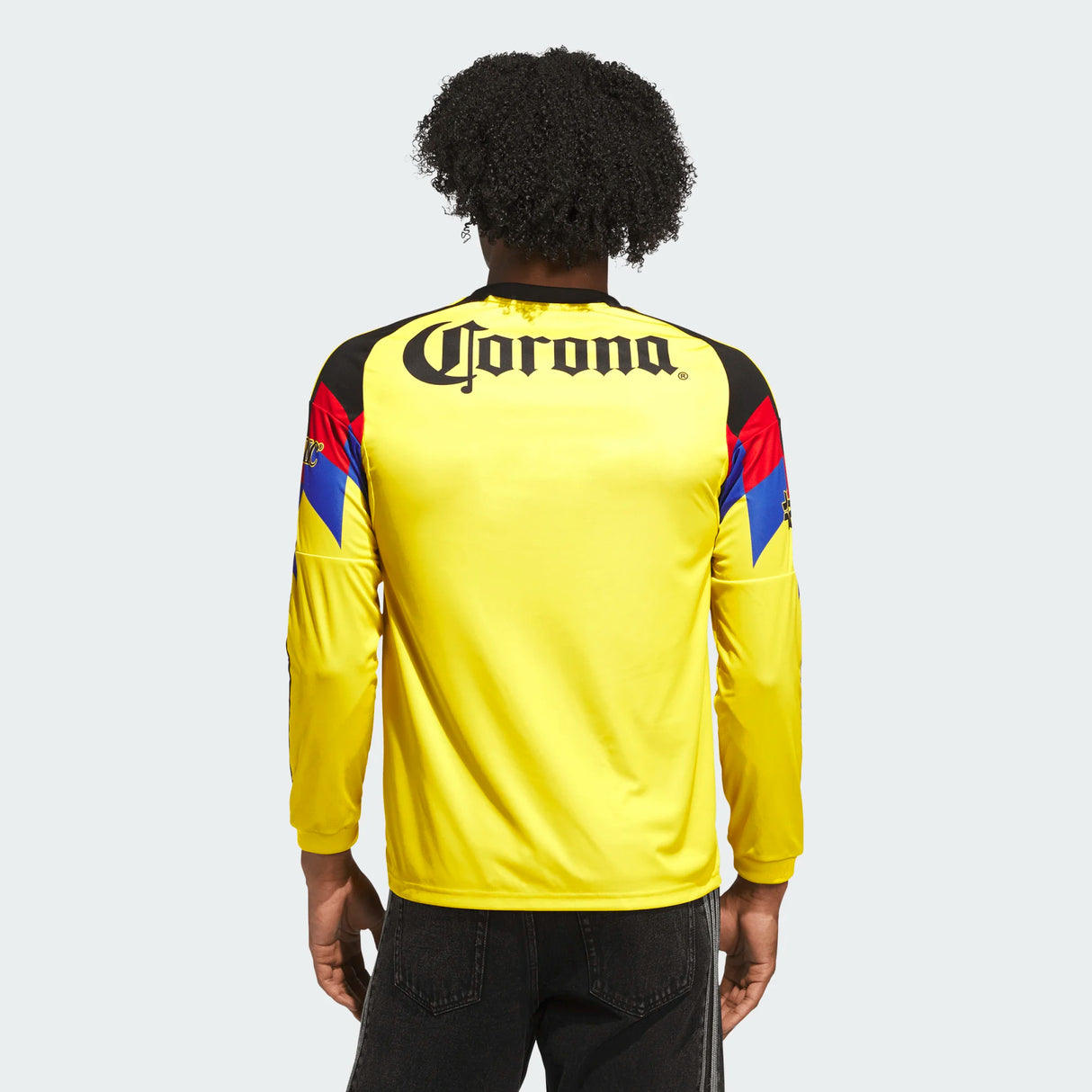 adidas Club América Long Sleeve Men's Home Jersey 25/26- Yellow