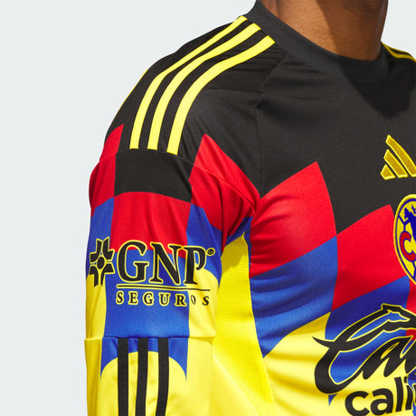 adidas Club América Long Sleeve Men's Home Jersey 25/26- Yellow