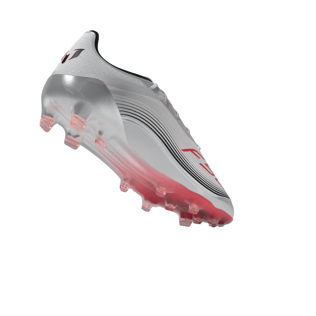 adidas F50 Messi Elite Firm Ground Soccer Cleats- White/Red