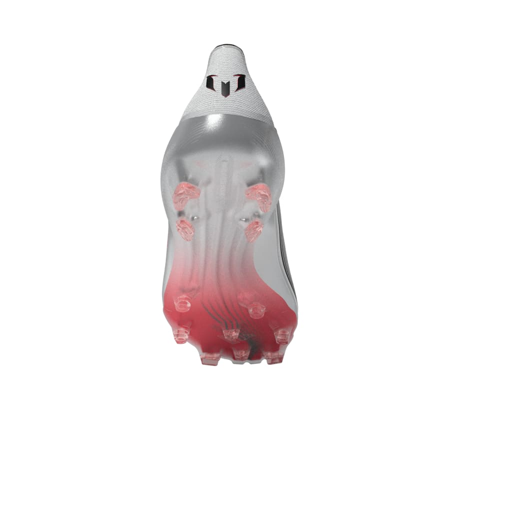 adidas F50 Messi Elite Firm Ground Soccer Cleats- White/Red
