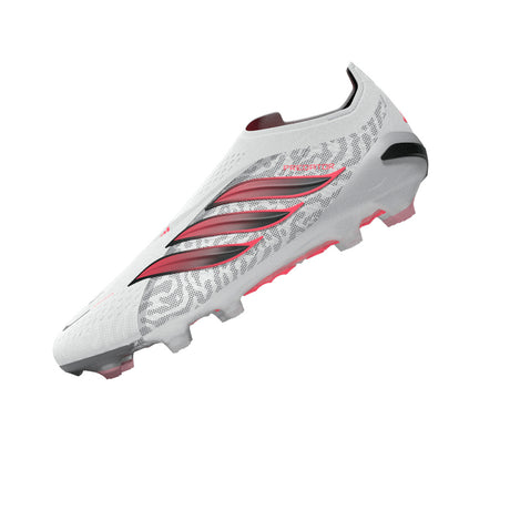 adidas Predator Elite Laceless Firm Ground Men's Soccer Cleats - White/Black