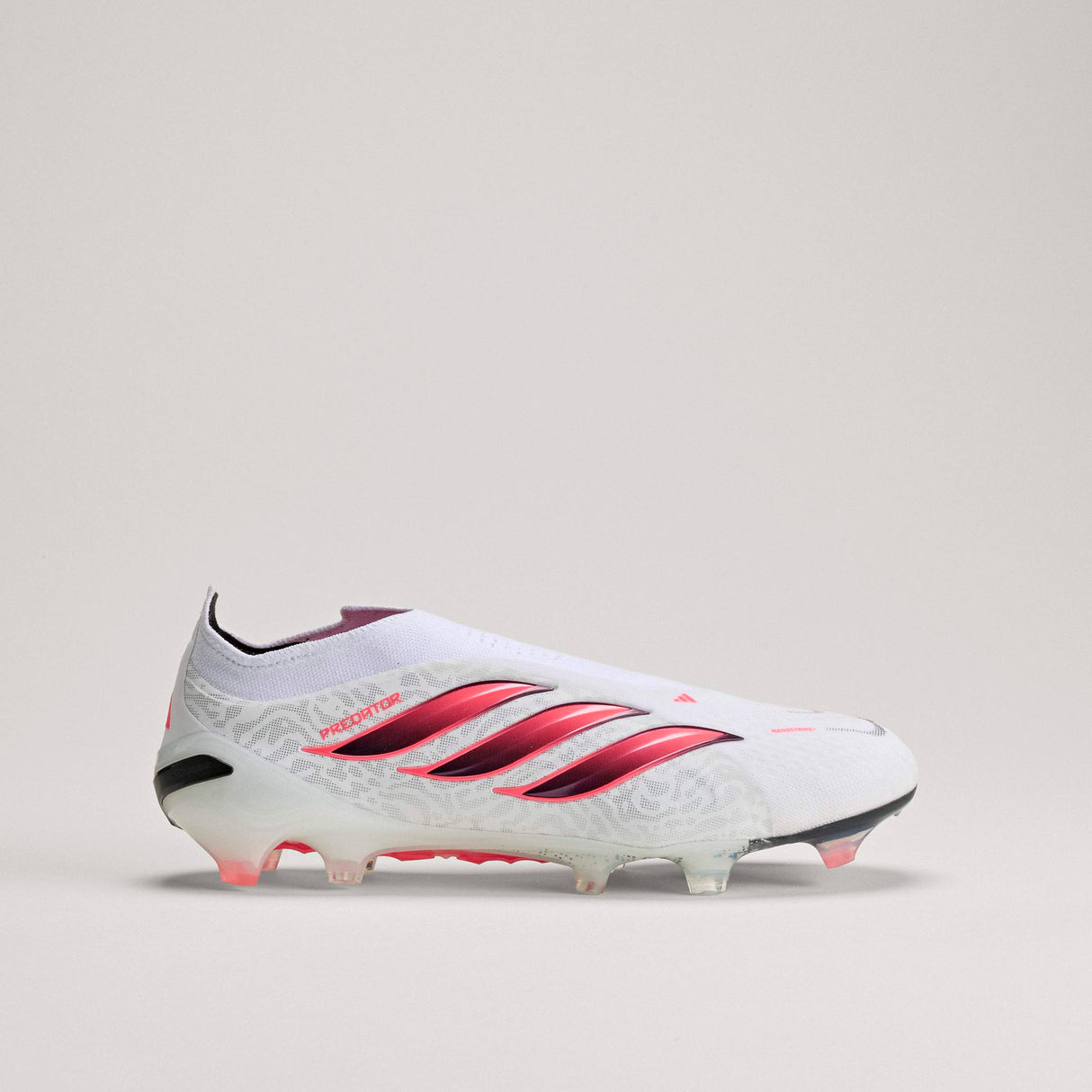 adidas Predator Elite Laceless Firm Ground Men's Soccer Cleats - White/Black