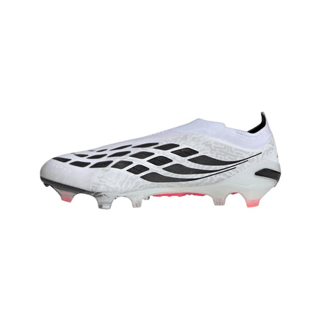 adidas Predator Elite Laceless Firm Ground Men's Soccer Cleats - White/Black
