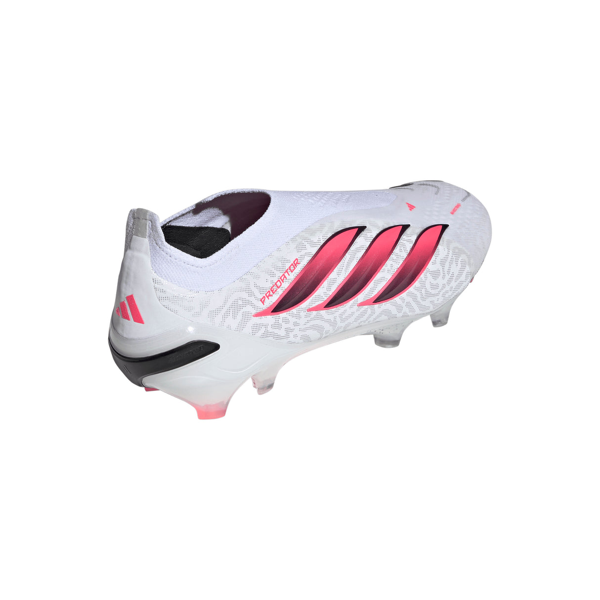 adidas Predator Elite Laceless Firm Ground Men's Soccer Cleats - White/Black