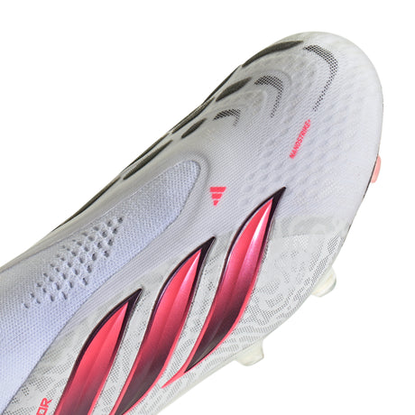 adidas Predator Elite Laceless Firm Ground Men's Soccer Cleats - White/Black