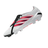adidas Predator League Fold-Over Tongue Firm Ground Men's Soccer Cleats - White/Black