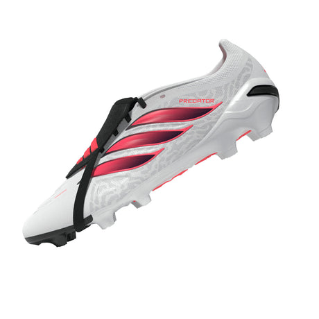 adidas Predator League Fold-Over Tongue Firm Ground Men's Soccer Cleats - White/Black