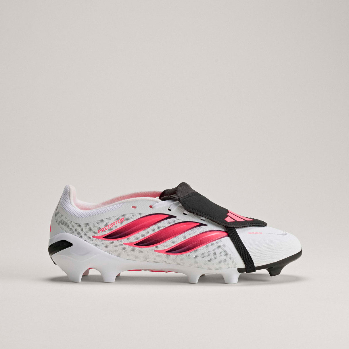 adidas Predator League Fold-Over Tongue Firm Ground Men's Soccer Cleats - White/Black