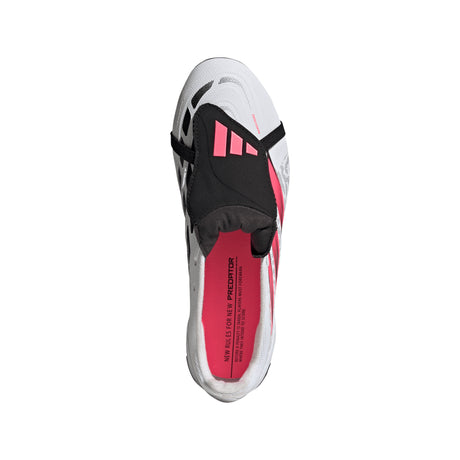 adidas Predator League Fold-Over Tongue Firm Ground Men's Soccer Cleats - White/Black