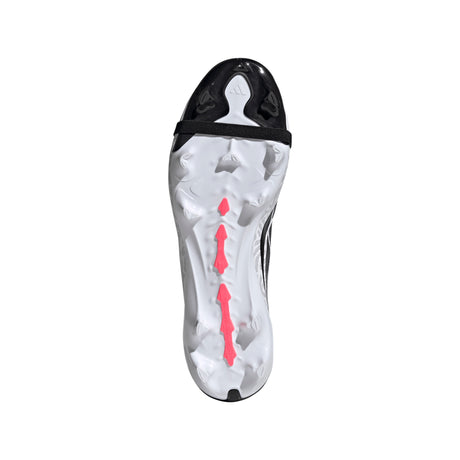 adidas Predator League Fold-Over Tongue Firm Ground Men's Soccer Cleats - White/Black