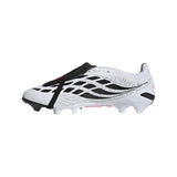 adidas Predator League Fold-Over Tongue Firm Ground Men's Soccer Cleats - White/Black
