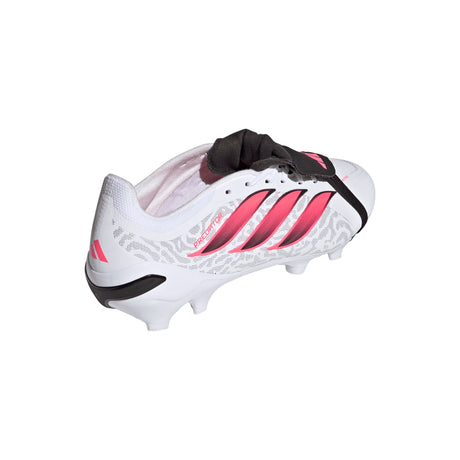 adidas Predator League Fold-Over Tongue Firm Ground Men's Soccer Cleats - White/Black
