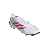 adidas Predator League Laceless Firm Ground Men's Soccer Cleats - White/Black