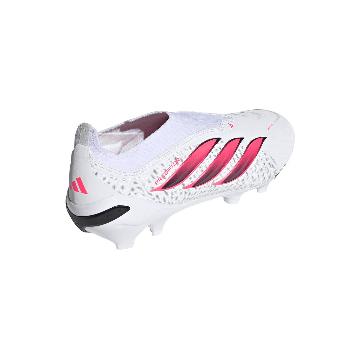 adidas Predator League Laceless Firm Ground Men's Soccer Cleats - White/Black