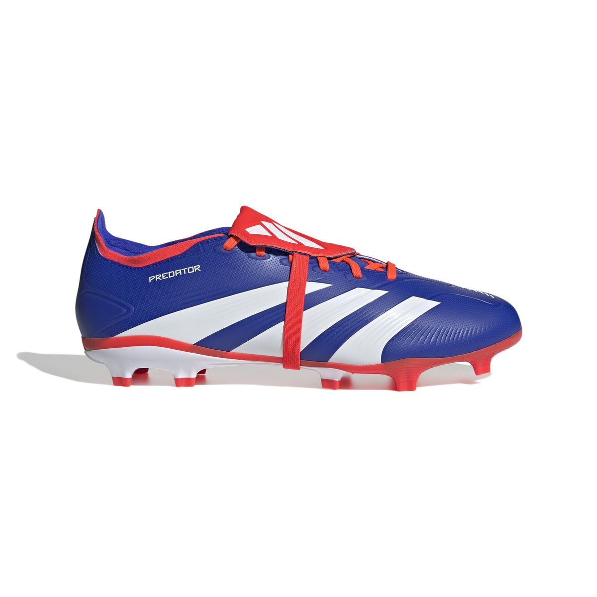 adidas Predator League FT FG Firm Ground Cleats Lucid Blue/White/Solar Red