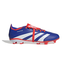 adidas Predator League FT FG Firm Ground Cleats Lucid Blue/White/Solar Red