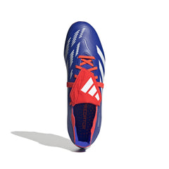 adidas Predator League FT FG Firm Ground Cleats Lucid Blue/White/Solar Red