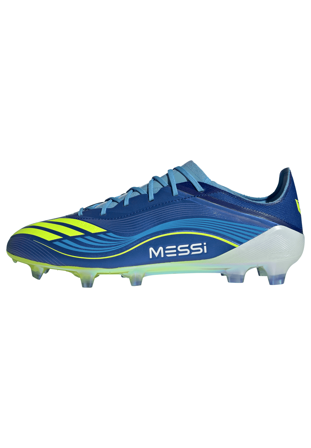 adidas F50 Messi Elite FG Men's Soccer Cleats - Royal Blue/Yellow/Blue