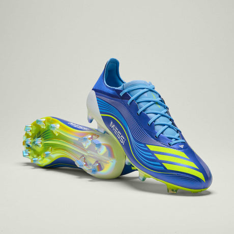 adidas F50 Messi Elite FG Men's Soccer Cleats - Royal Blue/Yellow/Blue
