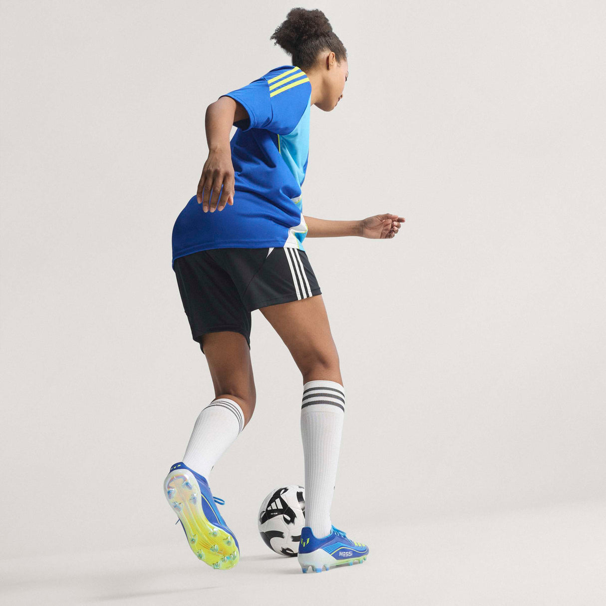 adidas F50 Messi Elite FG Men's Soccer Cleats - Royal Blue/Yellow/Blue