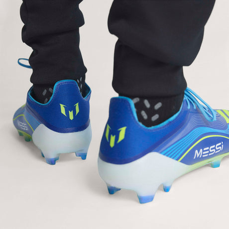 adidas F50 Messi Elite FG Men's Soccer Cleats - Royal Blue/Yellow/Blue