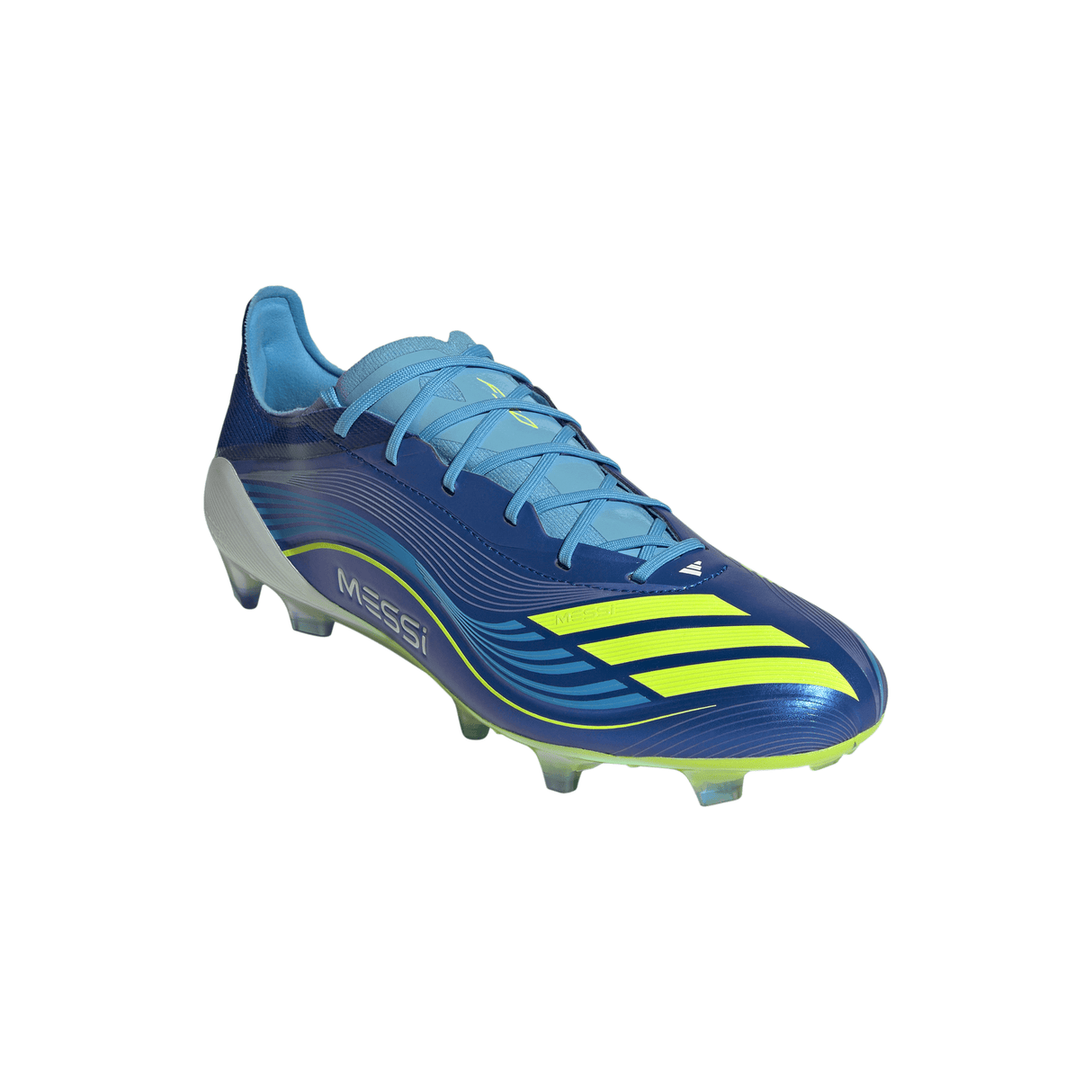 adidas F50 Messi Elite FG Men's Soccer Cleats - Royal Blue/Yellow/Blue
