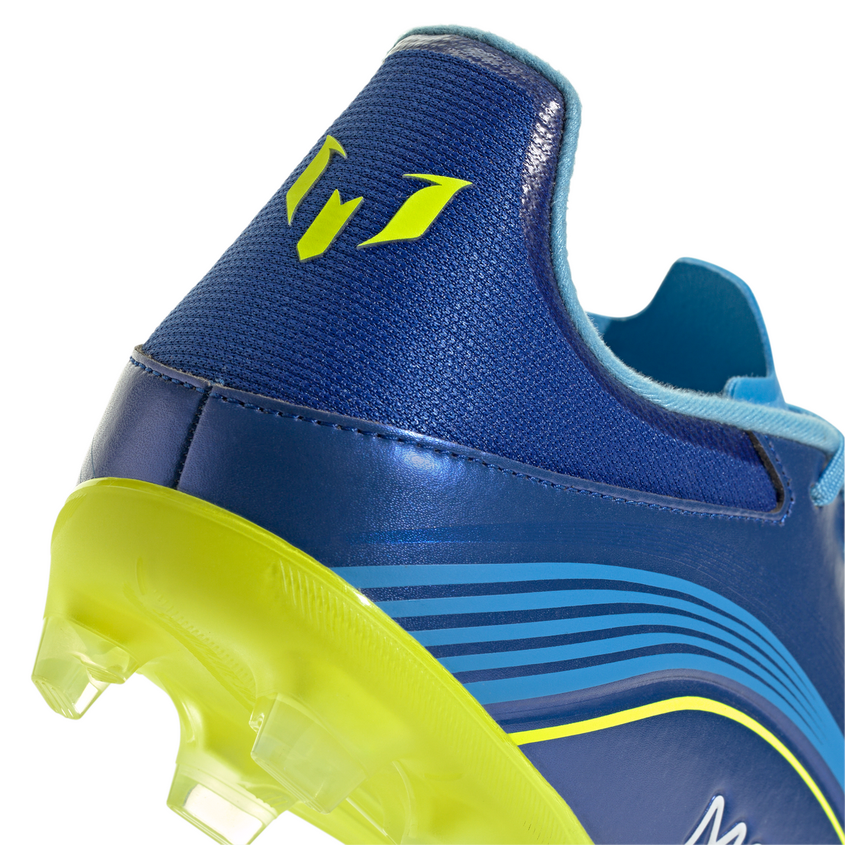 adidas F50 Messi League FG/MG Men's Soccer Cleats - Royal Blue/Yellow/Blue
