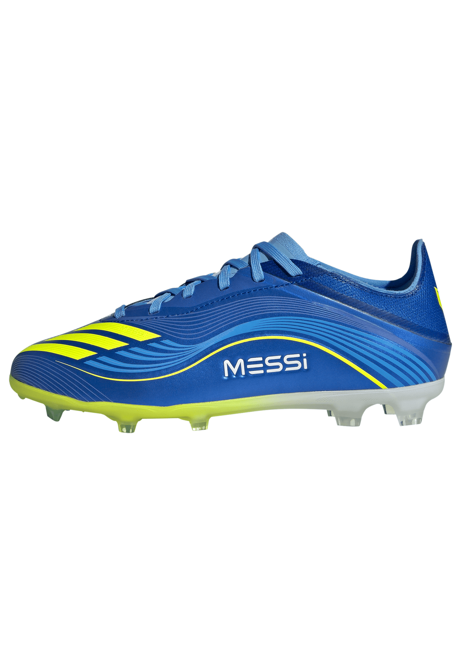 adidas F50 Messi Elite FG Youth Soccer Cleats - Royal Blue/Yellow/Blue
