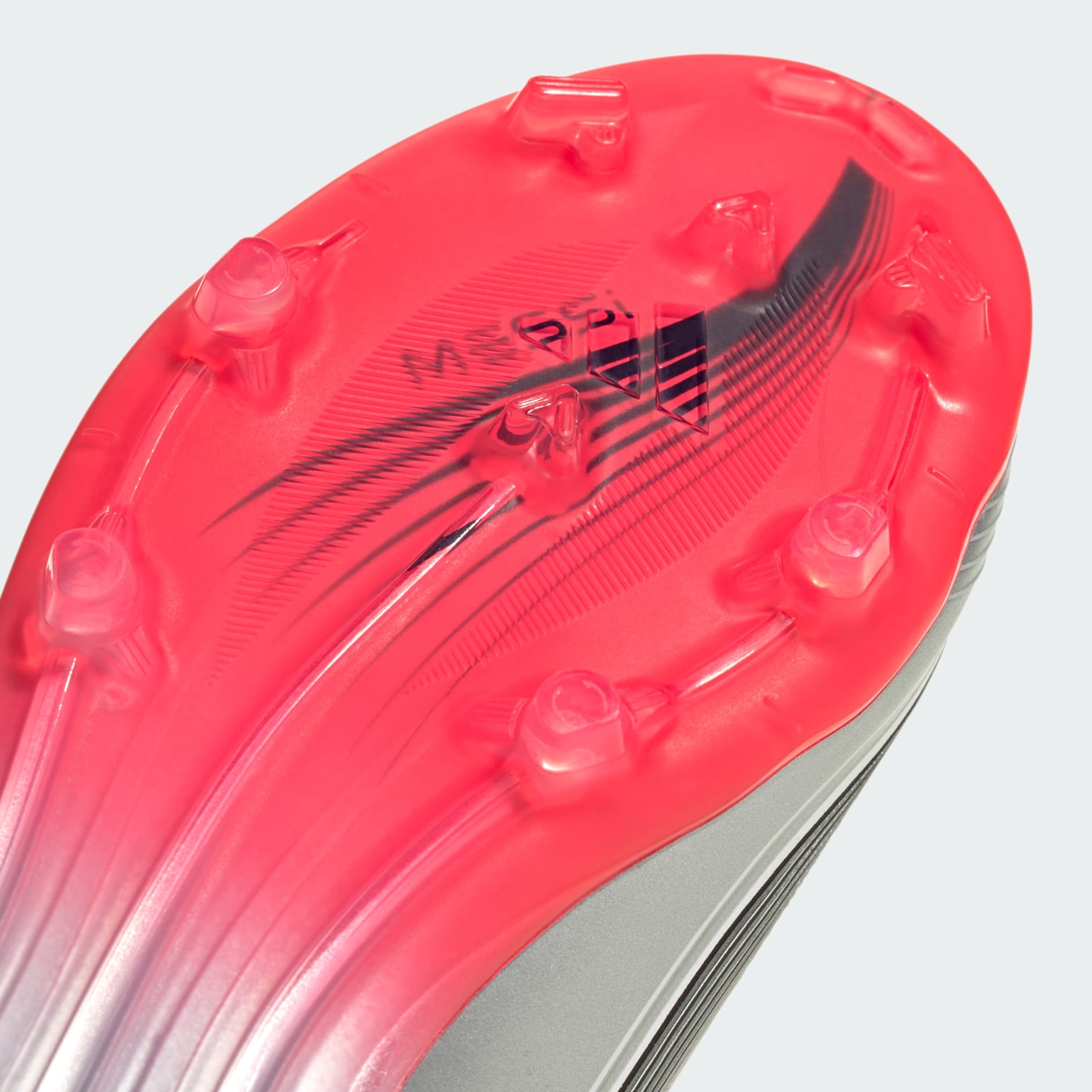 adidas F50 Messi Elite Firm Ground Soccer Cleats Youth -  White/Red/Silver