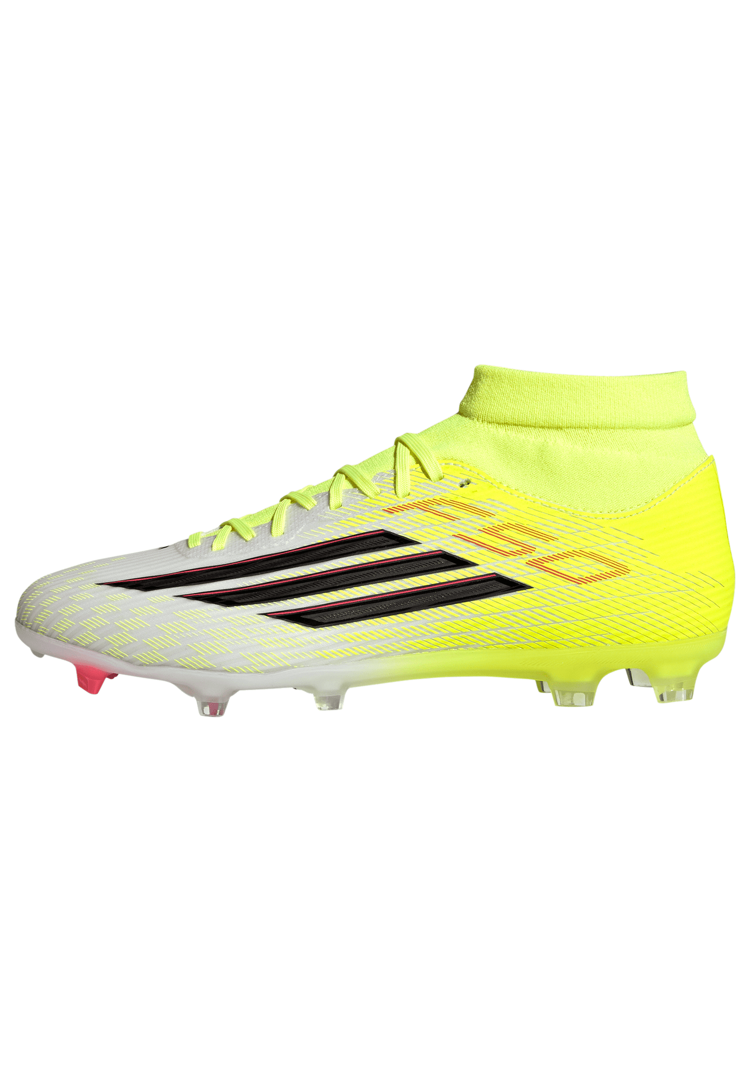 adidas F50 League Mid Cut FG/MG Firm Ground/Multi Ground Men's Soccer Cleats - Yellow/Black
