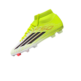 adidas F50 League Mid Cut FG/MG Firm Ground/Multi Ground Men's Soccer Cleats - Yellow/Black
