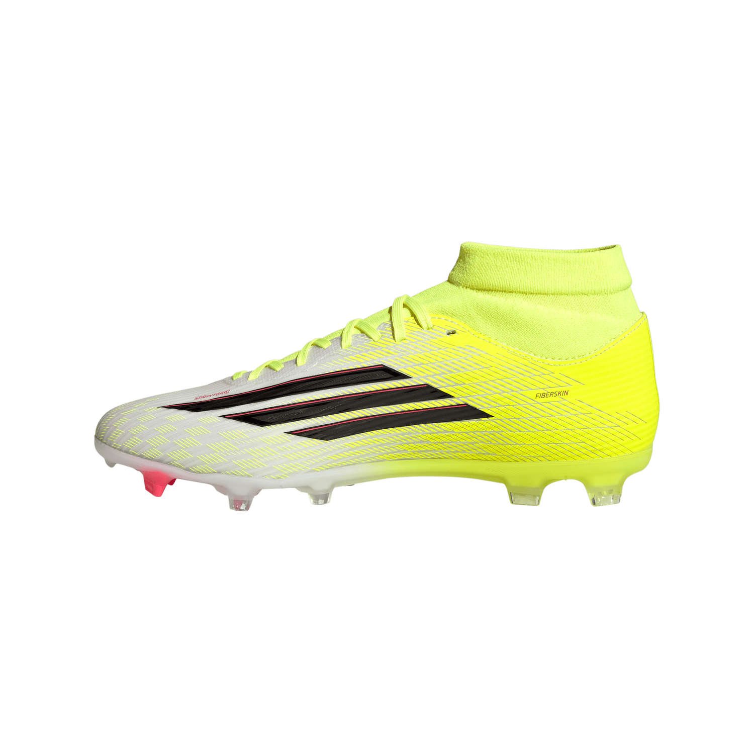 adidas F50 League Mid Cut FG/MG Firm Ground/Multi Ground Men's Soccer Cleats - Yellow/Black