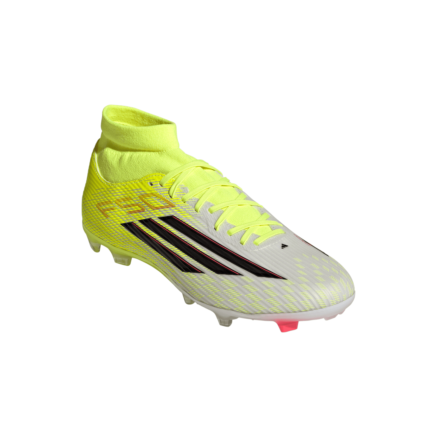 adidas F50 League Mid Cut FG/MG Firm Ground/Multi Ground Men's Soccer Cleats - Yellow/Black