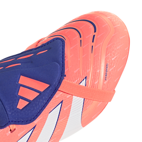 adidas Predator League Fold-Over Tongue FG/MG Youth Soccer Cleats - Orange/White