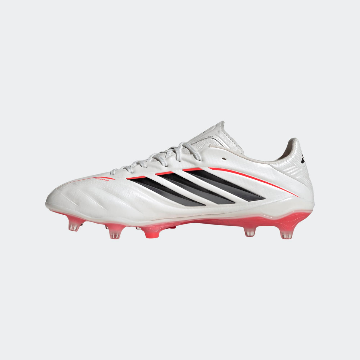 Tacos de fútbol para hombre adidas Copa Pure IV Elite FG de suelo firme - Zero Metal/Negro/Rojo Lúcido