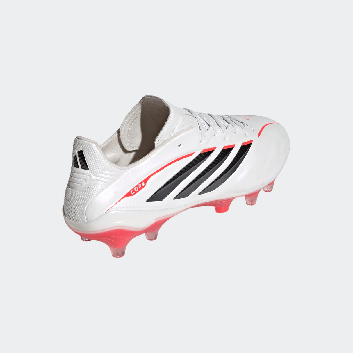 Tacos de fútbol para hombre adidas Copa Pure IV Elite FG de suelo firme - Zero Metal/Negro/Rojo Lúcido