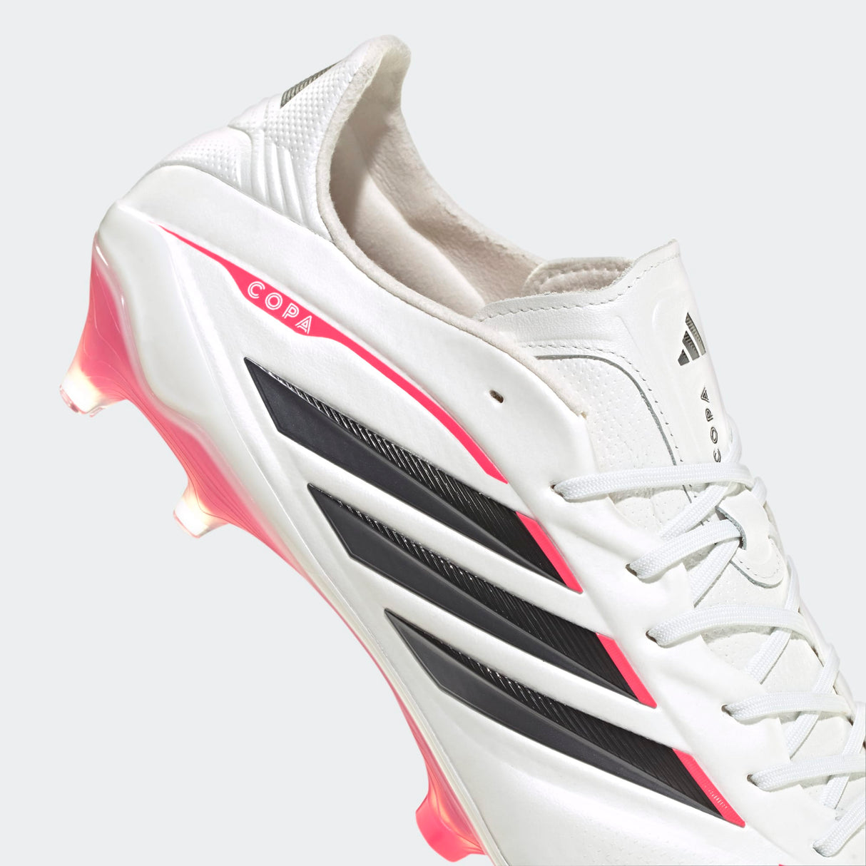 Tacos de fútbol para hombre adidas Copa Pure IV Elite FG de suelo firme - Zero Metal/Negro/Rojo Lúcido