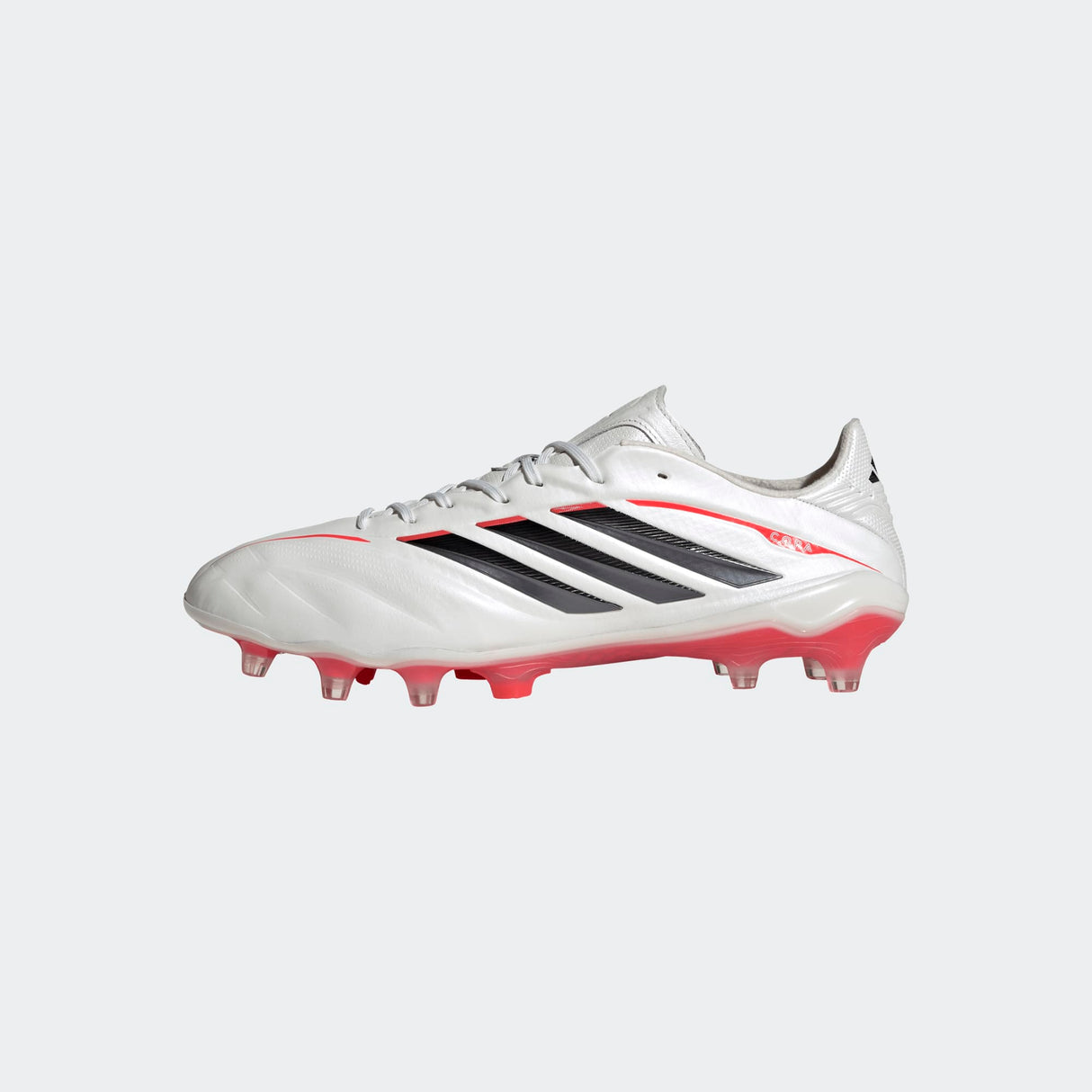 Tacos de fútbol para hombre adidas Copa Pure IV Elite FG de suelo firme - Zero Metal/Negro/Rojo Lúcido