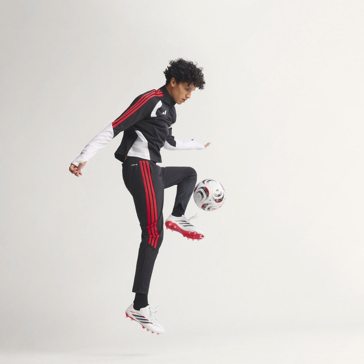 Tacos de fútbol para hombre adidas Copa Pure IV Elite FG de suelo firme - Zero Metal/Negro/Rojo Lúcido