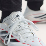 Tacos de fútbol para hombre adidas Copa Pure IV Elite FG de suelo firme - Zero Metal/Negro/Rojo Lúcido