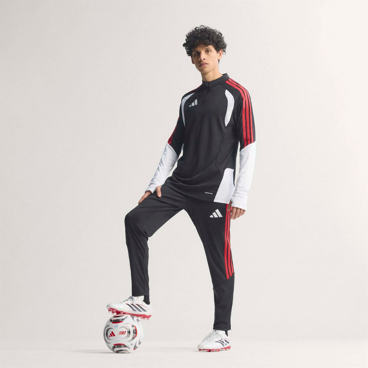 Tacos de fútbol para hombre adidas Copa Pure IV Elite FG de suelo firme - Zero Metal/Negro/Rojo Lúcido