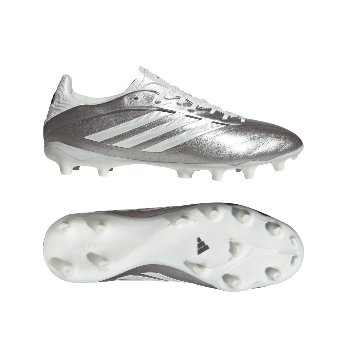 adidas Copa Pure IV League FG Firm Ground Men's Soccer Cleats - Metal Silver