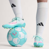 adidas F50 Messi Elite FG Firm Ground Men's Soccer Cleats - White/Pink/Aqua