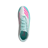 adidas F50 Messi Elite FG Firm Ground Youth Soccer Cleats - White/Pink/Aqua