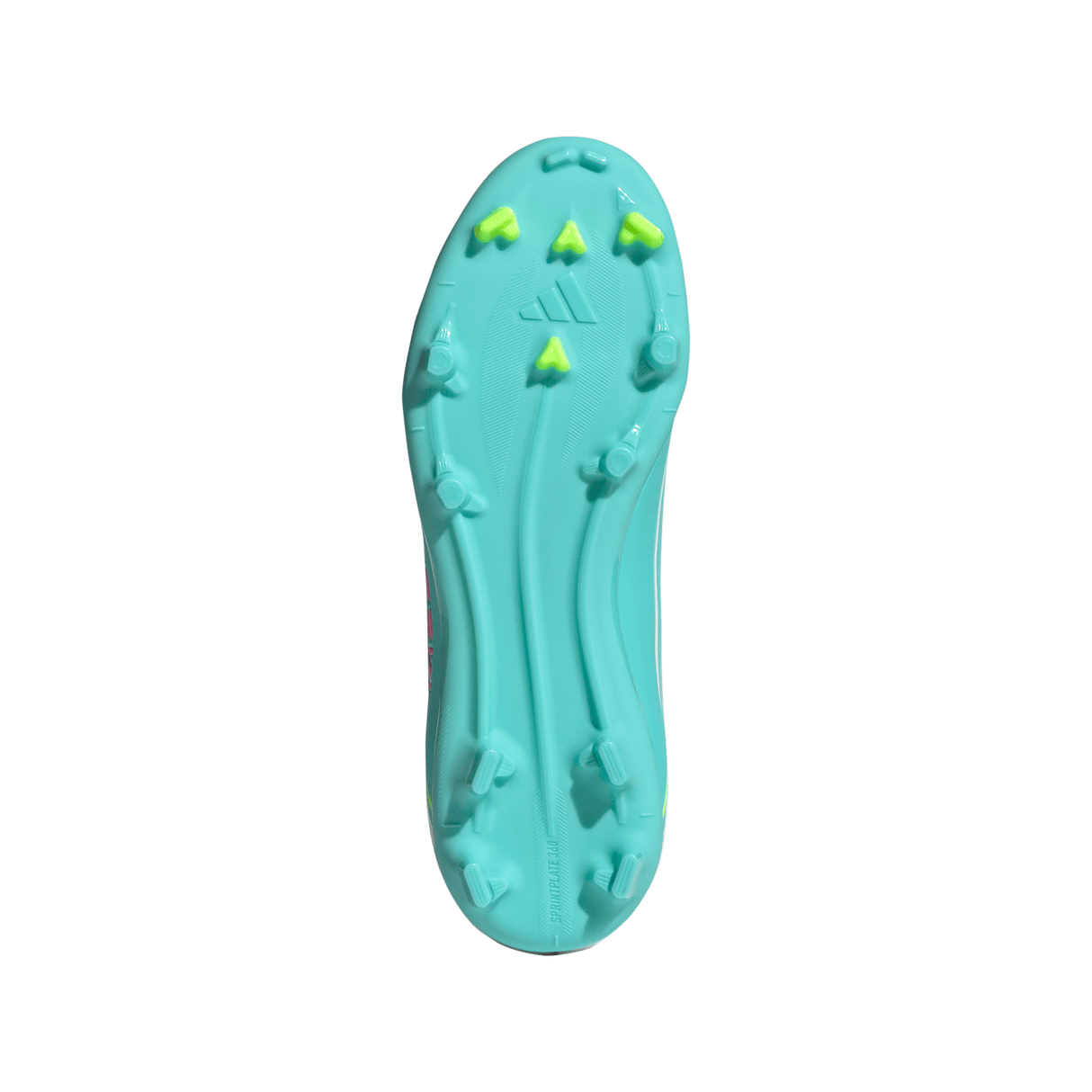 adidas F50 Messi League FG/MG Firm Ground /Multi Ground Youth Soccer Cleats - White/Pink/Aqua