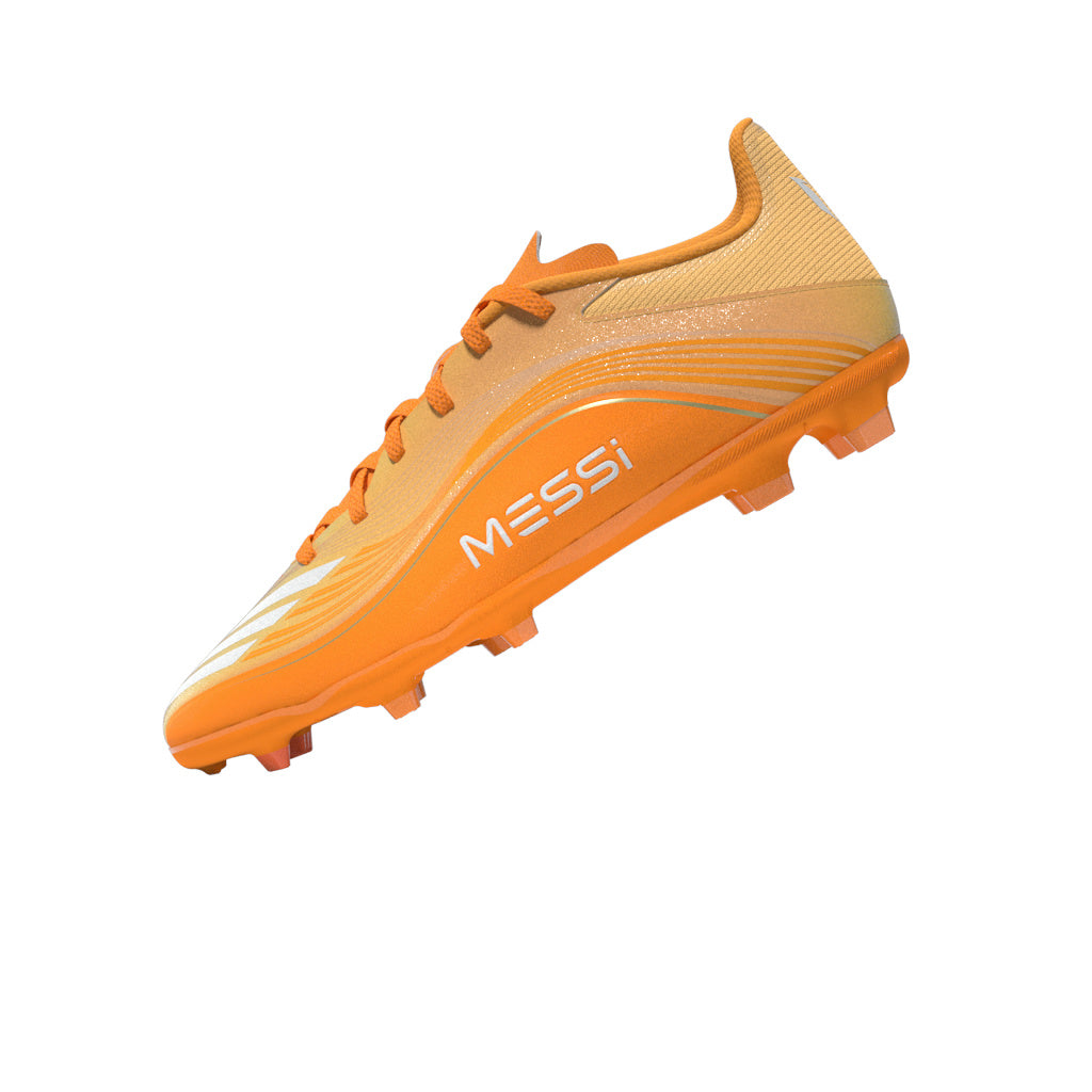 adidas F50 Messi League FG/MG Firm Ground/Multi Ground Youth Soccer Cleats - Icta/Gold