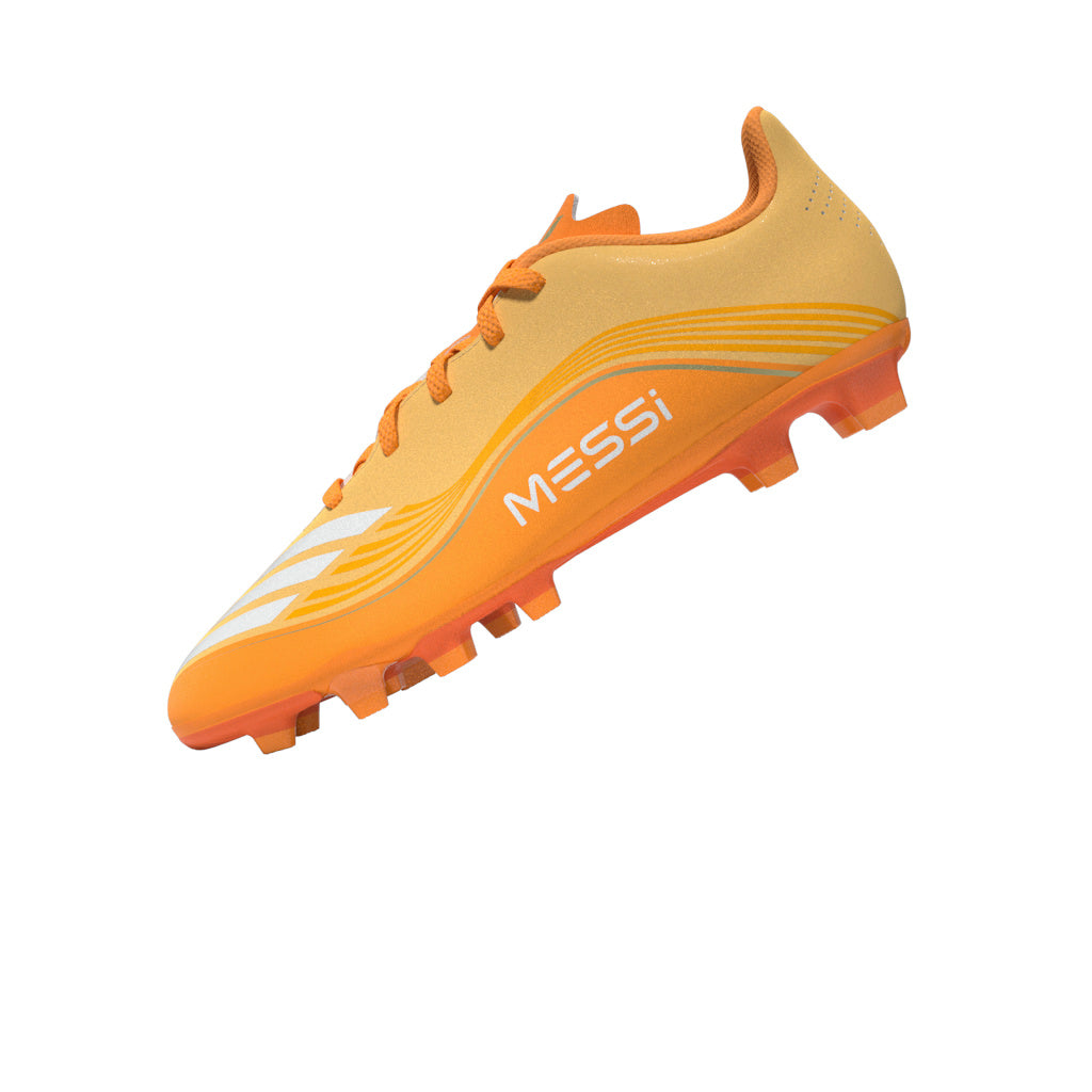 adidas F50 Messi Club FG/MG Firm Ground / Multi Ground Youth Soccer Cleats - Icta/Gold